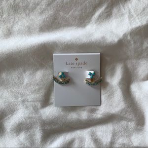 Kate spade earrings never worn originally 58$!!